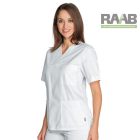 Orvosi ing hálós hátrésszel - unisex, fehér