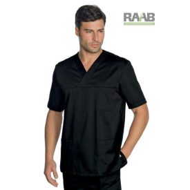 Orvosi ing hálós hátrésszel - unisex, fekete