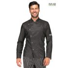 Belfast hosszú ujjú fekete séfkabát