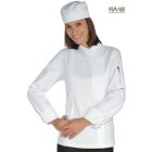 Lady Snaps séfkabát - hosszú ujjú, fehér