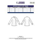 Lady Snaps séfkabát - rövid ujjú, fehér