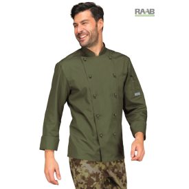 Militari zöld szakácskabát - hoszú ujjú