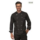 California  séfkabát fekete, hosszú ujjú