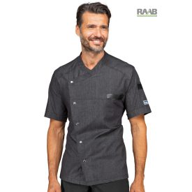 Erickson light sztreccs unisex séfkabát- black Jeans