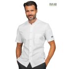 Koen szellőzős hátú ing - rövid ujjú, fehér