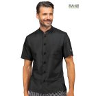 Koen szellőzős hátú ing  - rövid ujjú, fekete