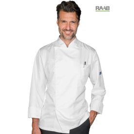 Helsinki fehér szakácskabát - hosszú ujjú