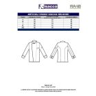 Helsinki fehér szakácskabát - hosszú ujjú