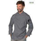 Madrid szürke séfkabát - hosszú ujjú