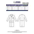 Dupla gombsoros orvosi köpeny