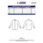 Detroit unisex sztreccs ing, hosszú ujjú - fehér