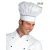 Bianco szakács sapka fehér-kék csíkkal 