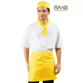 Sárga poliészter kötény 