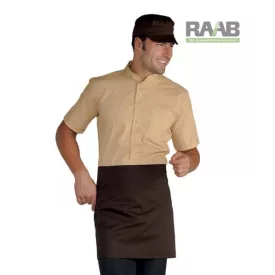 Csokoládébarna poliészter kötény 