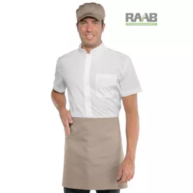 Bézs színű poliészter kötény 