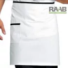 Bianco unisex kötény fekete szegéllyel