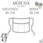 Kínai kék Pub minikötény