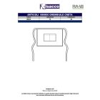 CRETA KÖTÉNY 70X46 CM KÖZPONTI ZSEBBEL fekete