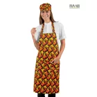 Láng mintás, Pettorina  kötény