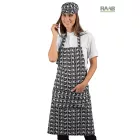 Yin-Yang mintás, Pettorina  kötény