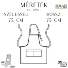 Fekete Martinica kötény