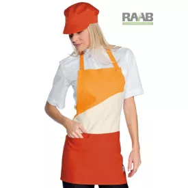 Sárgabarack-narancs színű lollipop kötény