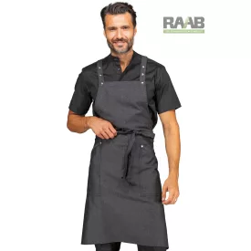 Watson farmerkötény - fekete