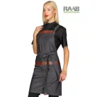 Milford kötény pamut - fekete