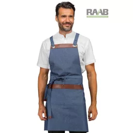 Milford kötény pamut - kék