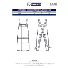 Milford kötény kötél színben