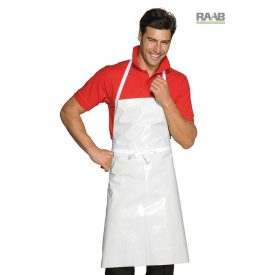 Egyszerű viaszos kötény- fehér