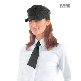 Lincoln szürke csíkos rövidnyakkendő - unisex