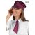 Lurex Bordeux (bordómetál színű) rövidnyakkendő - unisex