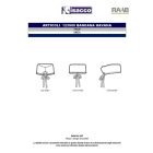 Bordó orvosi bandana