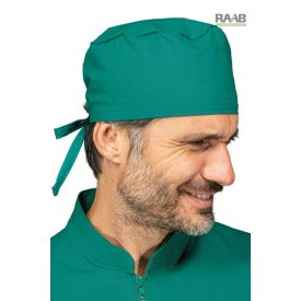 Műtős zöld orvosi bandana