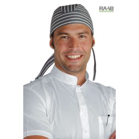 London csíkos bandana szürke/fehér