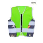 Űrhajó mintás jólláthatósági gyermek mellény 3-10 éves korosztálynak  