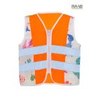 Dinoszaurusz mintás jólláthatósági gyermek mellény 3-10 éves korosztálynak  