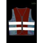 Dinoszaurusz mintás jólláthatósági gyermek mellény 3-10 éves korosztálynak  