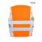 Dinoszaurusz mintás jólláthatósági gyermek mellény 3-10 éves korosztálynak  