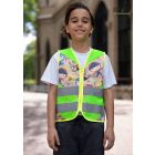 Lovag mintás jólláthatósági gyermek mellény 3-10 éves korosztálynak  