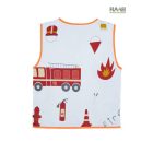 Tűzoltóautós jólláthatósági gyermek mellény 3-10 éves korosztálynak