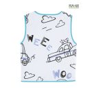 Rendőrautós jólláthatósági gyermek mellény 3-10 éves korosztálynak