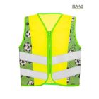 Focilabda mintás jólláthatósági gyermek mellény 3-10 éves korosztálynak  