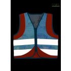 Repülő mintás jólláthatósági gyermek mellény 3-10 éves korosztálynak  