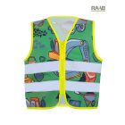 Építőiparos  jólláthatósági gyermek mellény 3-10 éves korosztálynak  
