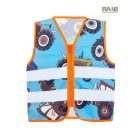 Traktoros jólláthatósági gyermek mellény 3-10 éves korosztálynak