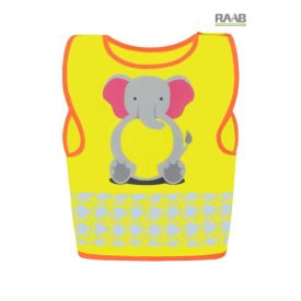 Gyermek jólláthatósági mellény - elefánt mintával