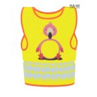 Gyermek jólláthatósági mellény - flamingó mintával