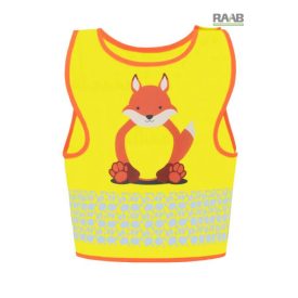 Gyermek jólláthatósági mellény - róka mintával